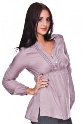 Saint Tropez Bluse in flieder